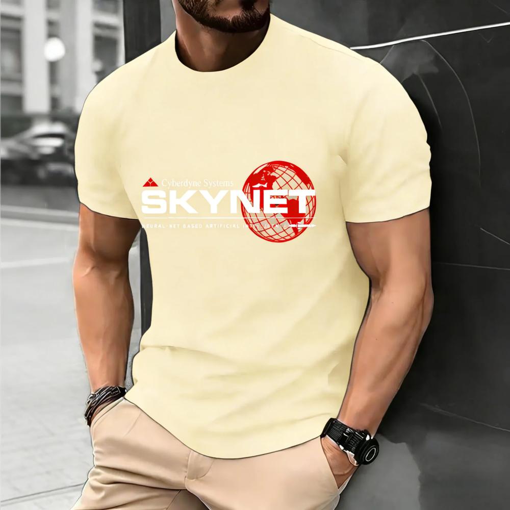 

Cyberdyne Systems Skynet Men s Graphic T-Shirt Soft Moisture-Wicking Cotton Shirt All-Season Casual Formal Wear Clothing XXL
