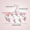 Sock Drying Rack Laundry Space Saver 20 Clips Hanger Portable Folding Round Sock Rack For Bathroom Outdoor Patio Dorm Closet
