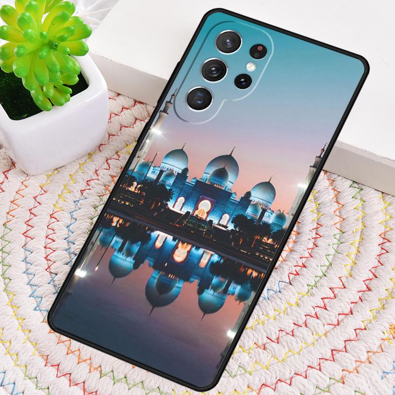 Arabic Muslim mosque soft Phone Case for Samsung Galaxy note 10 pro S26 Ultra S23 S24 FE S25 S21 S22 PLUS shockproof Cover