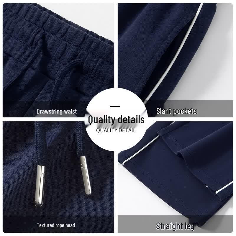 VANCL Men's Heavyweight Straight-Leg Color-Block Casual Pants