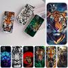 CJ7 Animal Tiger Soft Shell Transparent Phone Case for Samsung Galaxy A04 A04S A14 A23 A34 A54 M23 M33 M52 M53