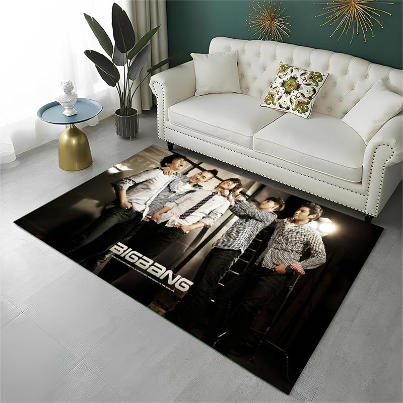 Kpop Bigbang G Dragon Music Star Carpet Rug for Playroom Bedroom Living Room Sofa Home Decor,kid Area Rug Non-slip Floor Mat