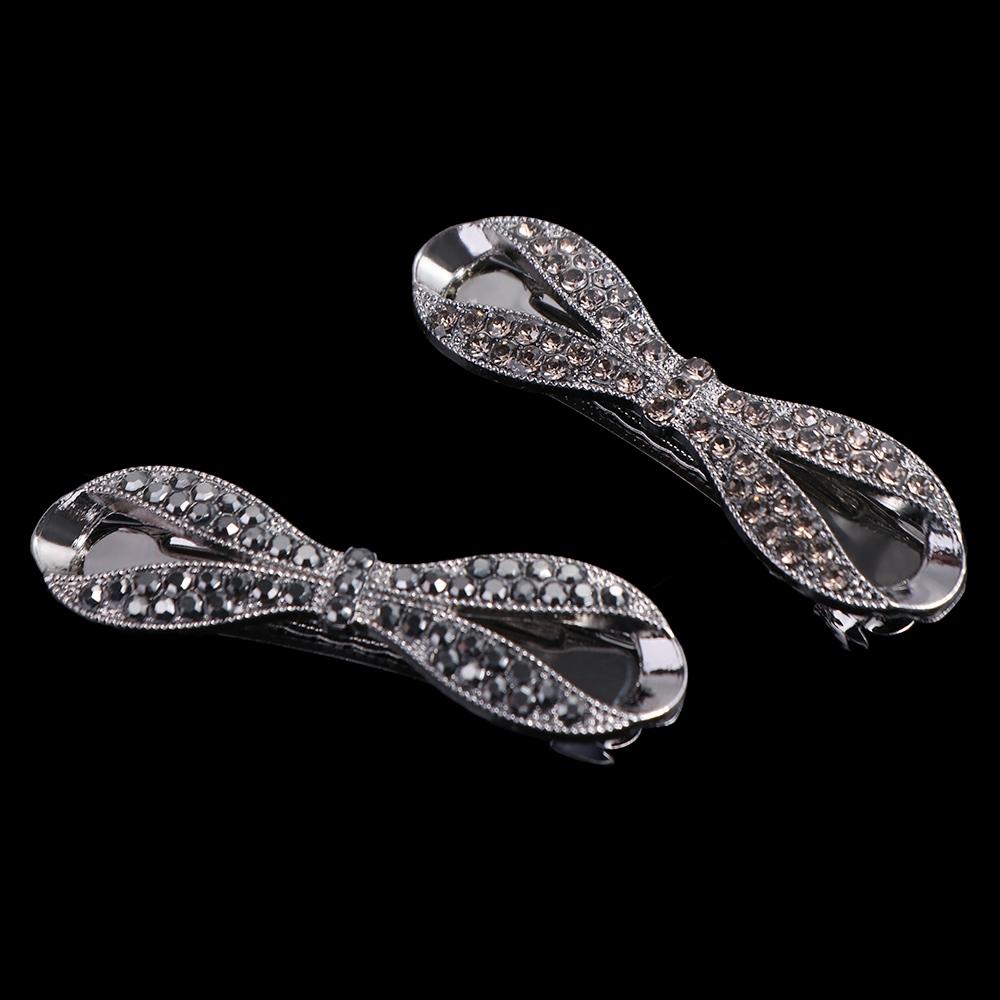 Tempérament d'Arc pour Filles Cristal Coréen Porte-Queue de Cheval Petite Pince à Cheveux Pince à Cheveux Femmes Pince de Printemps