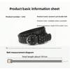 Double row rivet pin buckle women's belt retro punk decorative jeans fashion European and American style black