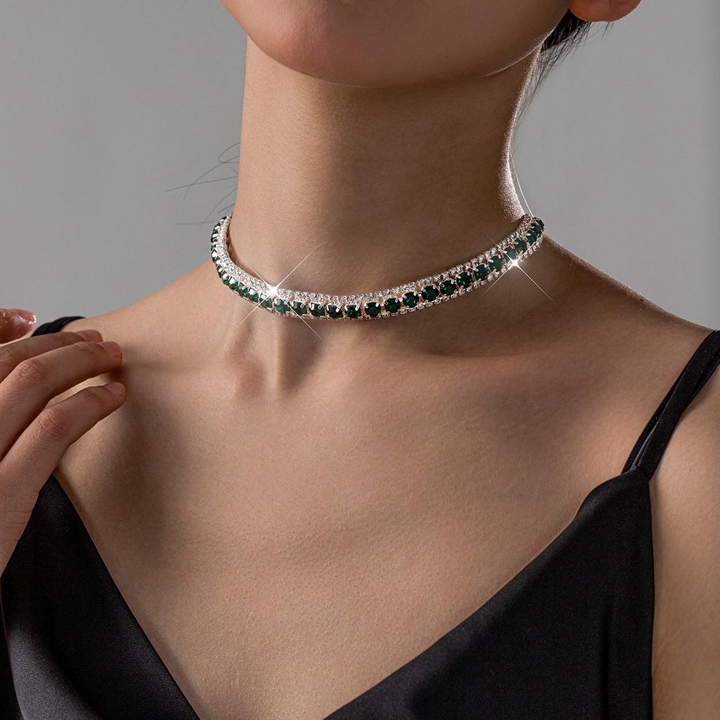 New Exquisite Claw Chain Exaggerated Fashion Necklace Water Drop Neck Chain Banquet Accessories Bridal Necklace Collar