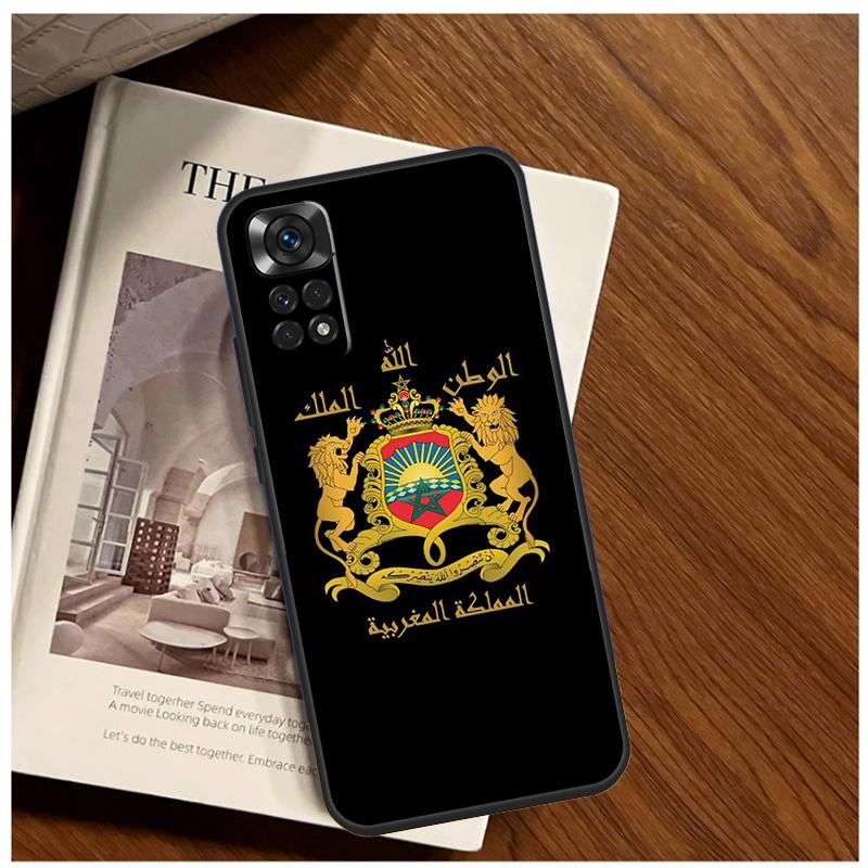 Marokko Flagge Hülle Für Xiaomi Redmi Note 14 9 10 11 12 13 15 Pro Plus Abdeckung Für Redmi 15 C 14C 12C 10C 13C
