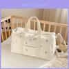 Adorable Korean Style Embroidered Mommy Bag Large Capacity Travel Storage Bag For Kids
