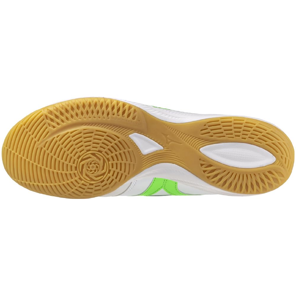 Mizuno MORELIA SALA ELITE IN Indoor Futsal Shoes White X Neon Green 25.5 Cm 2E Q1GA241237