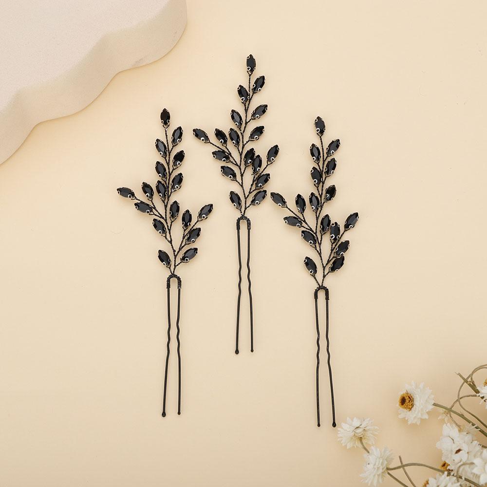 7 Farben Strass Haarnadeln Braut Blume Haarschmuck für Party Frauen Kopfschmuck Hochzeit Haaraccessoires