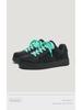 Black Warrior Mint Mambo Street Trend Unisex Low-Top Sneakers