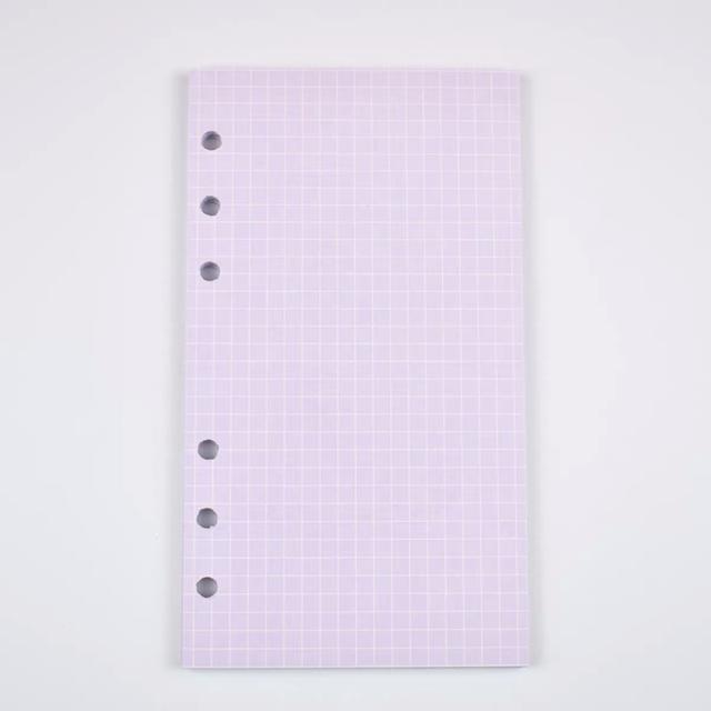 2026Neues A5 A6 Farbiges Rosa Lila Notizbuchpapier Nachfüllung Spiralbindung Index Innenseite Tages Monats Wochen Agenda