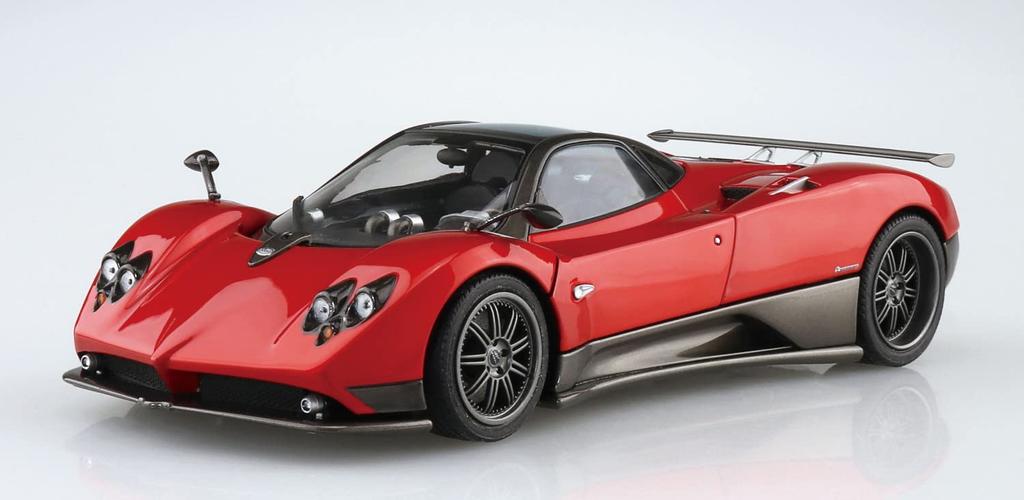 Aoshima Bunka Kyozai Řada Supercar Pagani Zonda F Plastikový model Barva výlisku 1/24 č.19 '05