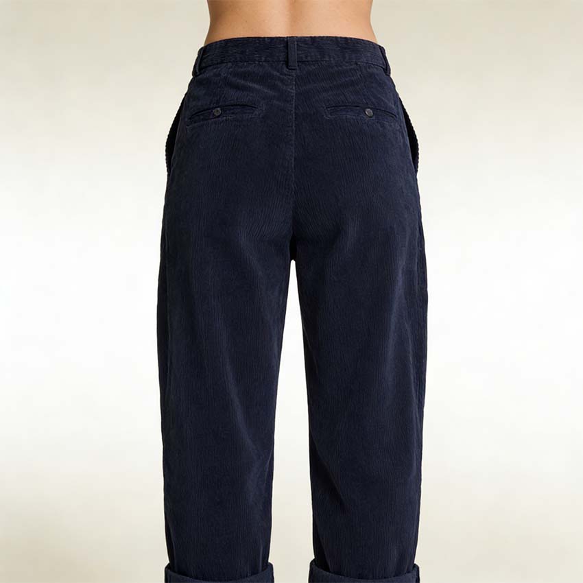 Uniqlo × Comptoir Des Cotonniers Collaboration FW25 Zipper Fly Loose Casual Pants With Side Pockets Women Bottoms 479663-69