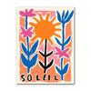 Abstract Colourful Sun Ocean Palm Tree Landscape Cactus Poster and Prints Canvas Printing Wall Art Picture for Living Room Decor