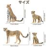 TOYMANY 8-Piece Cheetah Figure Set, Wild Animal Figure Model for Parent and Child, Realistic Model, Popular Toy, Birthday Gift, Christmas, New Year's