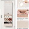 Modern Basic 7 Layer Wall Mount Shoe Organizer Bag With Dustproof Multipurpose Storage For Bedroom