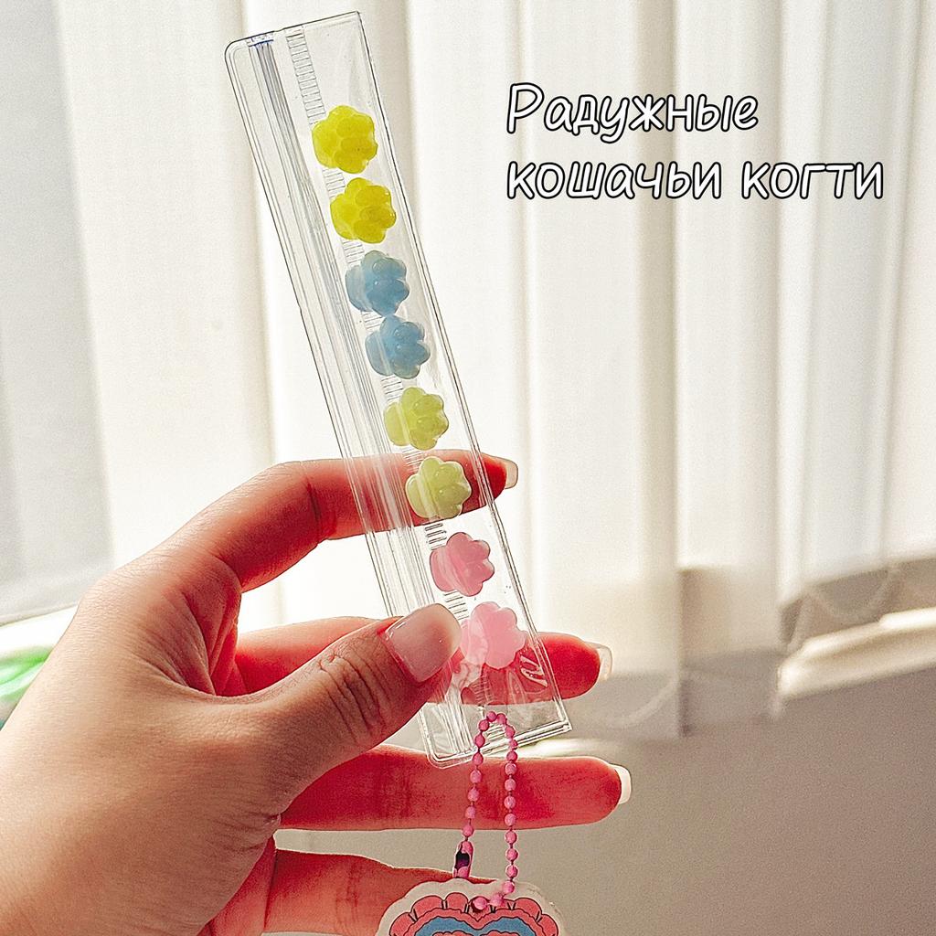 New Mochi Taba Squishy Cute Colorful Macaron Mini Kitten Paw Finger Toy Cute DIY Accessories Soft Kawaii Gift Soft Girl Hang-up