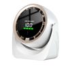 Compact USB Charging Desktop Fan with Digital Display and Wall-Mount Option