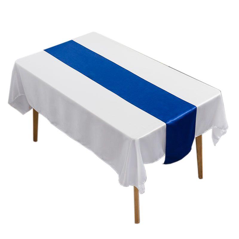 

Stunning Red Satin Table Runner Perfect For Banquets And Home Decor Accents Royal Blue