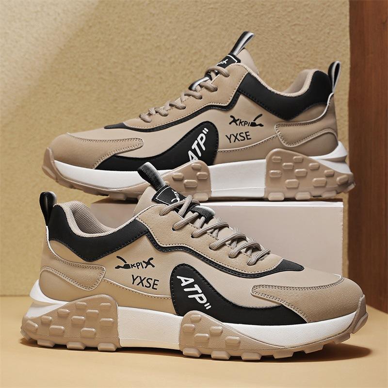 

Men s shoes autumn and winter new men s sports shoes black versatile breathable platform casual shoes men s trendy running shoes 44