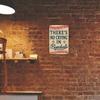 Rustic Vintage Tin Sign No Crying in Baseball Retro Metal Wall Art Decor for Man Cave