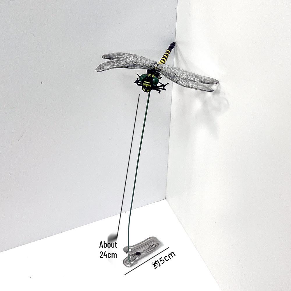 Large Dragonfly Mosquito Repellent Toy (12cm Wingspan) - Outdoor Simulation Model