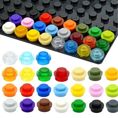 250 Pezzi Particelle di Assemblaggio MOC 4073 6141 15570 Piastra Rotonda 1x1 Perno Blocchi da Costruzione DIY 1*1 Figure Mattoni Lampada Giocattolo per Bambini