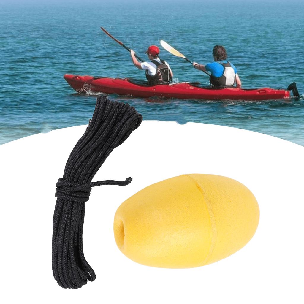 Frânghie de Plută pentru Sarcină Grea Linie de Remorcare Caiac Boi de Marcare Șosetă de Derivă Ham Accesorii Barcă Galben Plutitor