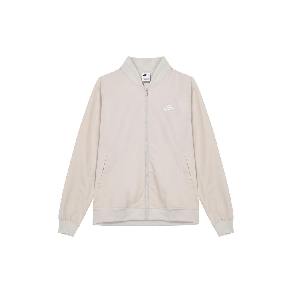 Nike Solid Color Zip-Up Collar Jacket Men Jacket White DM6822-104