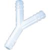 Aram Plastic Hose Joiner Y-Type Y6 6mm Polypropylene Connector for Soft Tubing 10-Piece Pack