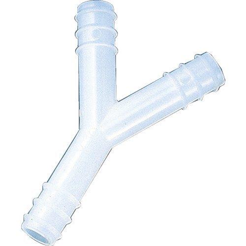 Aram Plastic Hose Joiner Y-Type Y6 6mm Polypropylene Connector for Soft Tubing 10-Piece Pack