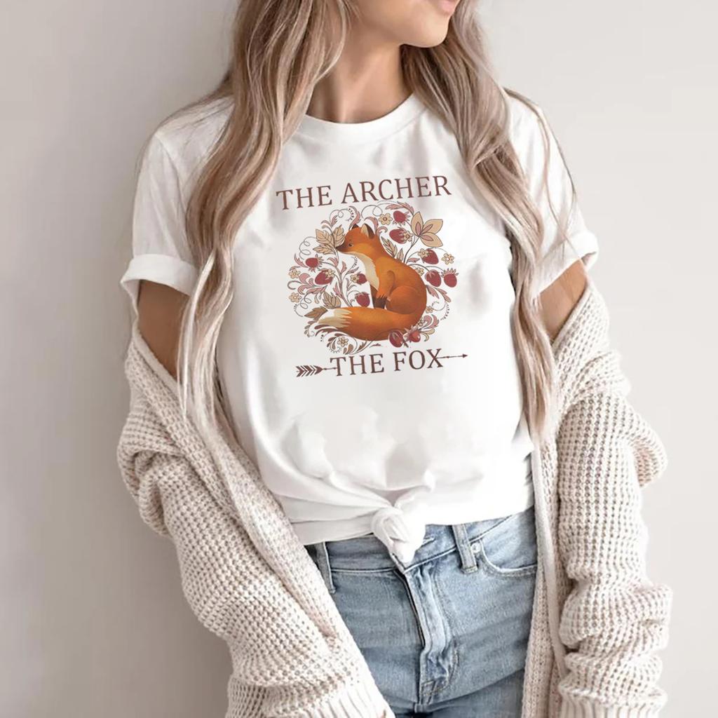 The archer and the fox pastel shirt bookish Once Upon A Broken Heart EvajacksT-shirt fantasy books T-shirt women's reader Tee