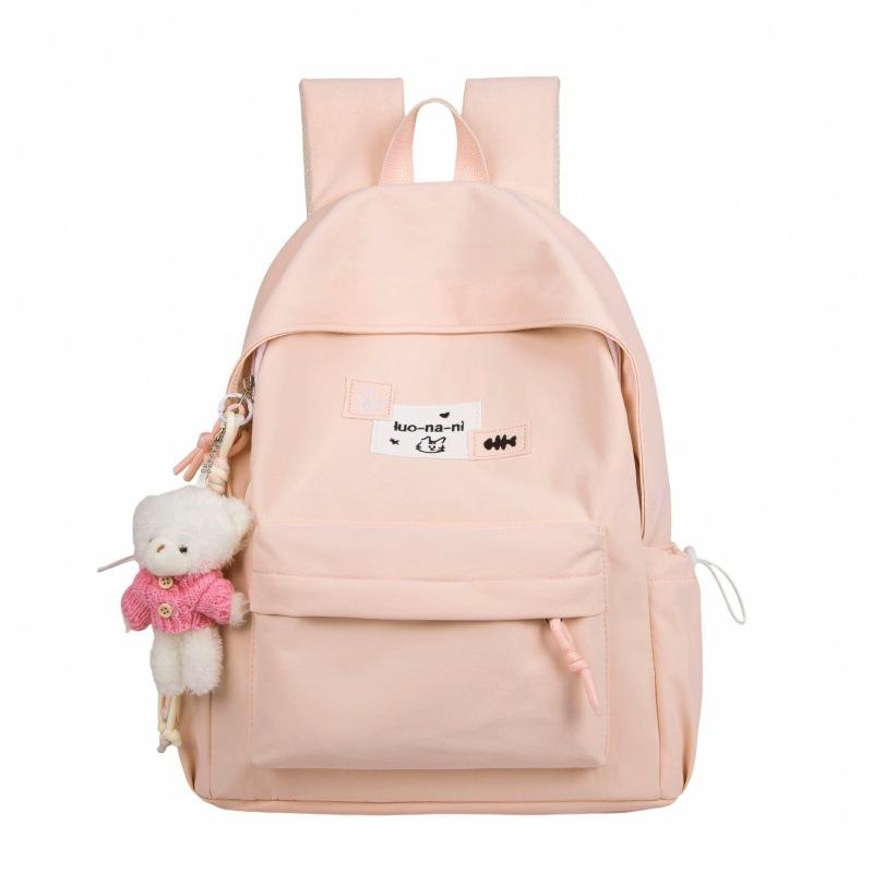 Schoolbag 1011 New Soft and Cute Japanese INS Cute Chic College Student Lightweight Casual Bag for College Students High Attractiveness Large Capacity