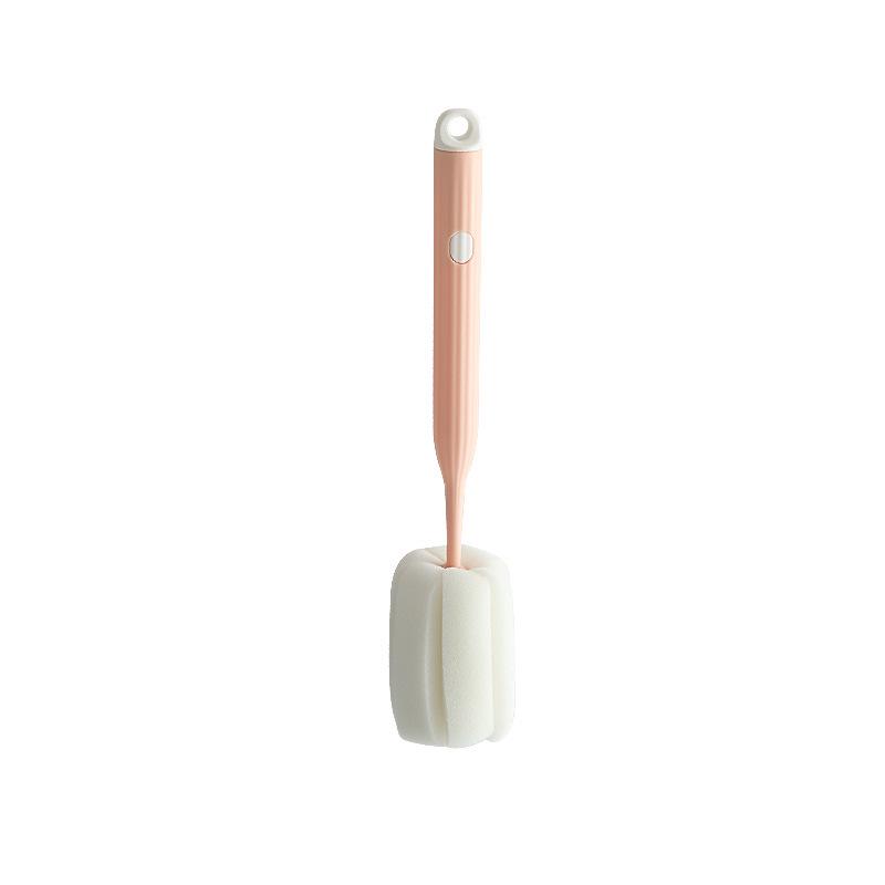 Customizable Long Handle Sponge Cup & Bottle Brush for Thorough Cleaning