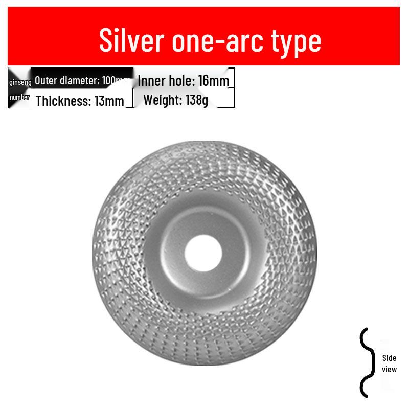 Woodworking Angle Grinder Burr Disc & Polishing Wheel Set