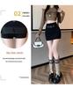 Women's High-Waist Belted Black A-Line Skirt - Sexy Summer Style
