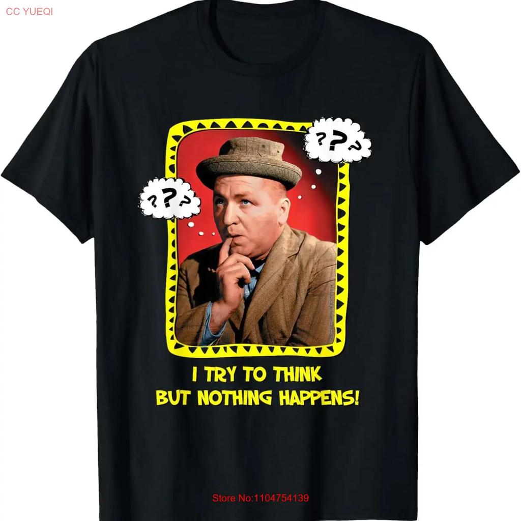 TTS The Three Stooges Ik probeer te denken maar er gebeurt niets T-shirt vintage Gewassen Zacht Stijlvol grafisch mode Comfortabel Veelzijdig