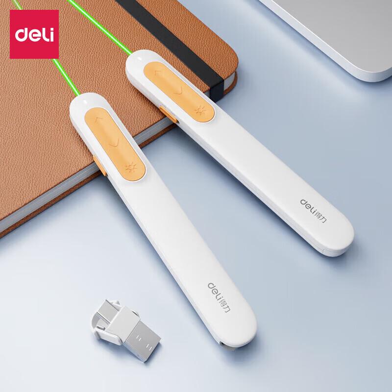 Deli Wireless Laser Presentation Remote with Voice Input