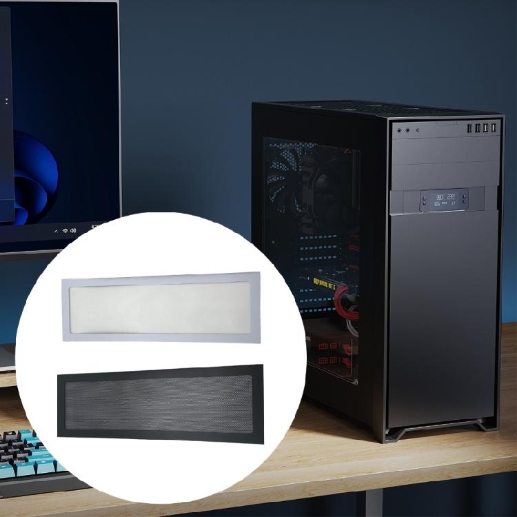 PC Case Dust Mesh Filter 360x120mm PVC Dustproof Magnetic Dust Filter Cover PC Mesh Grill Computer Cooling Fan Dust