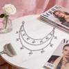 Star Shaped Multilayer Metallic Waist Chain With Lobster Clasp For Adult Women Party Wear