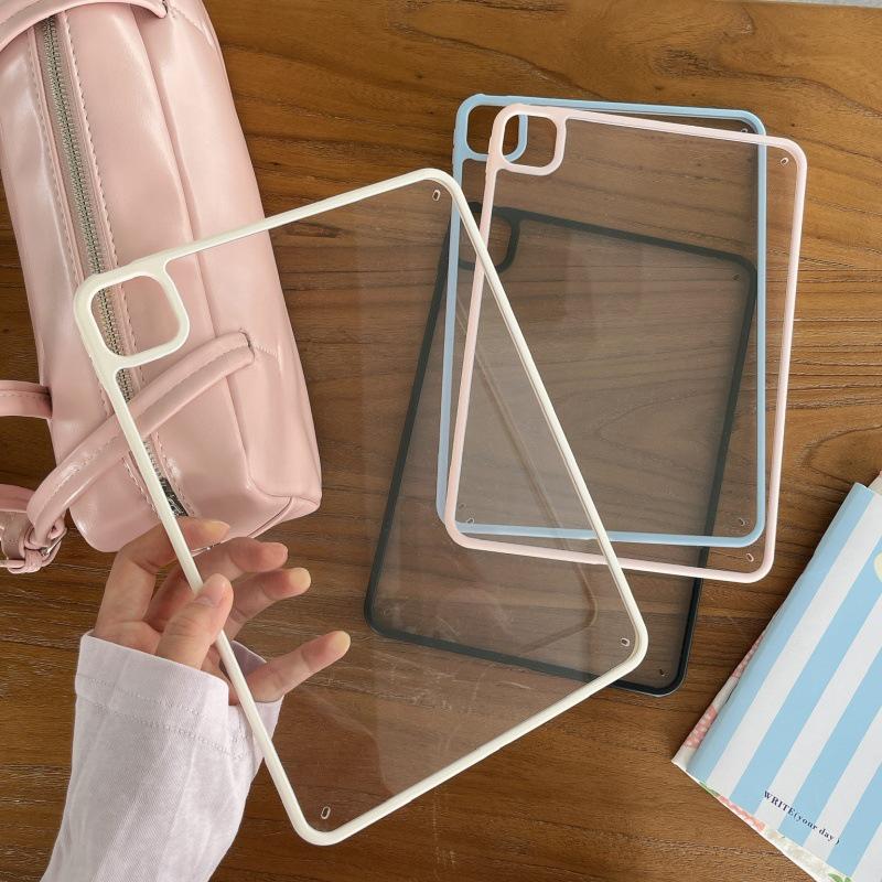 Solid Color Acrylic Case for iPad Pro 2021 & iPad Mini 6