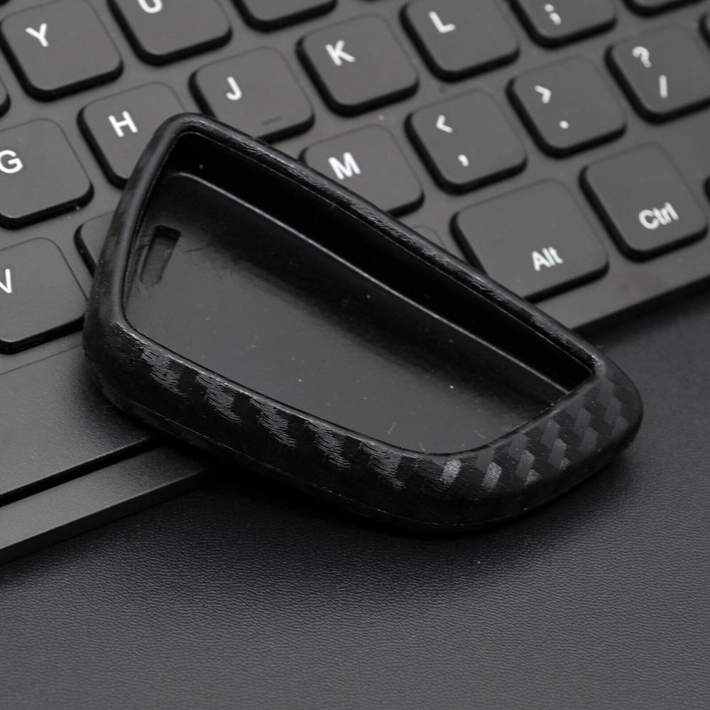 Carbon Fiber Silicone Remote Car Key Fob Case Cover Shell Keychain For BMW 3 5 7 Series X3 X5 X6 F10 F20 F15 F16 F30 G20 G30 G32