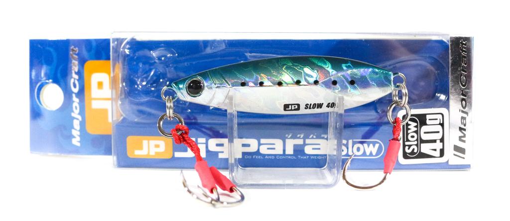 Major Craft Kovová jigová nástraha Jigpara Slow JPSLOW-40 gramů 001 (5408)