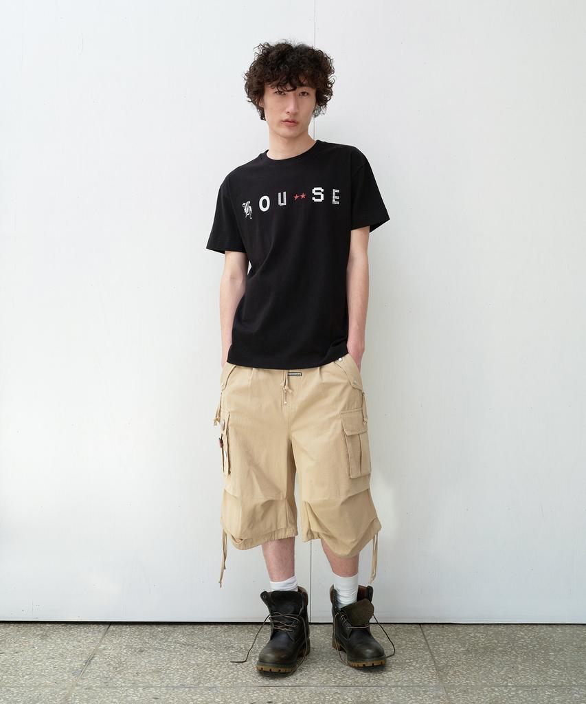 THEVINYLHOUSE Font-House Tee Black