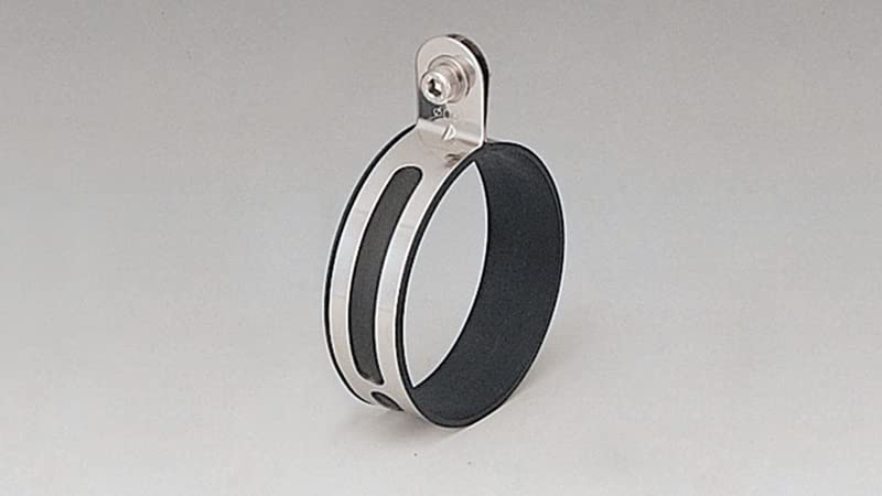 Kijima Stainless Steel Muffler Puncher with Rubber to Band, Type, Heat-Resistant (Up 130℃), 100mm, 209-271