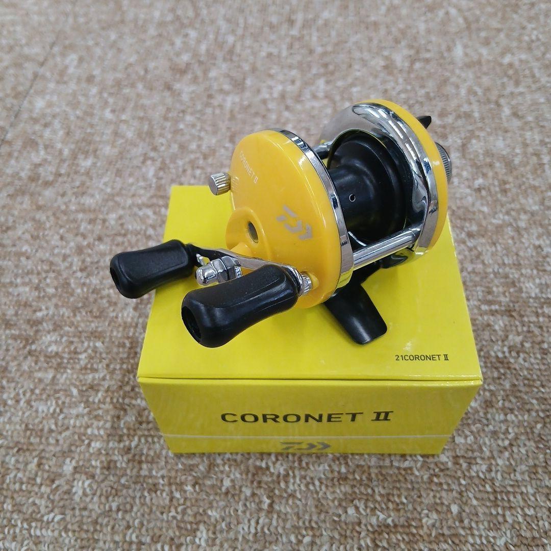 Used Daiwa 21CORONET II bait reel yellow