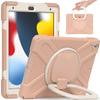 IPad Air 5 10.2 Inch Protective Case With Rotating Kickstand Shoulder Strap Shockproof SiliconePC Shell Daily Use Travel