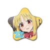 SYNC INNOVATION the B Ijichi Nika Can 60mm "Bocchi Rock!" Star-Shaped Badge, Approx. Square, SYNC-BTRSTR-B
