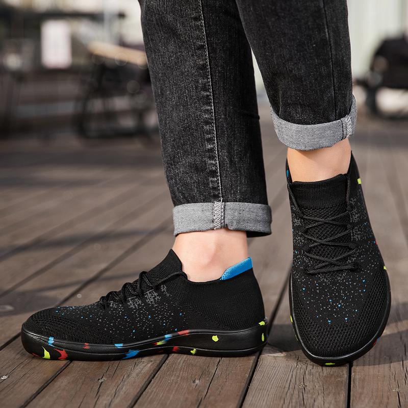 TUINANLE Barefoot Sneakers Men Soft Casual Shoes Comfortable Breathable Sports Shoes Walking Gym Sneakers Wide Toe