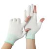 Picking Gloves Fingerless  Gloves Anti-skid Mittens Men Nylon Gloves Show Two Fingers